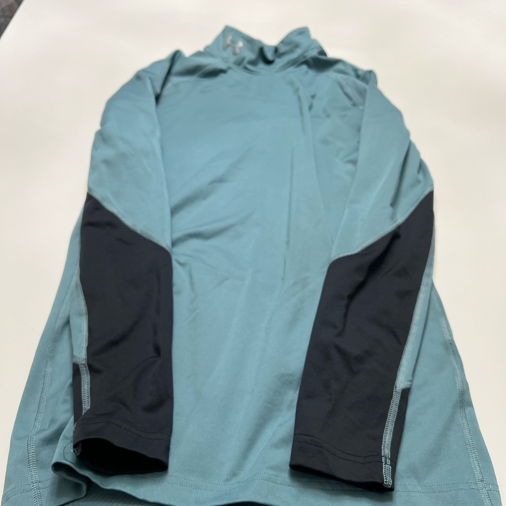 Under Armour Teal and Black ColdGear Top